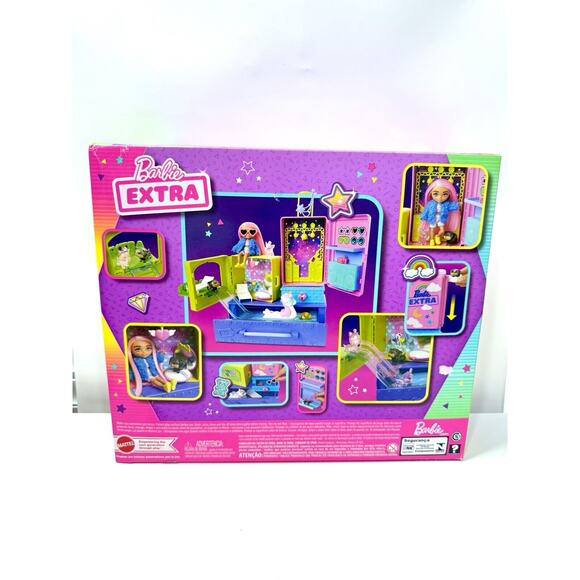 Barbie Extra Minis Pets Playset With Exclusive Mini Doll 2 Puppies & Accessories - Picture 2 of 3